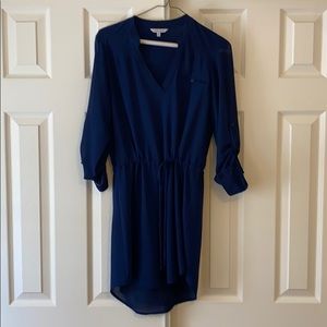 Navy Shirt Dress